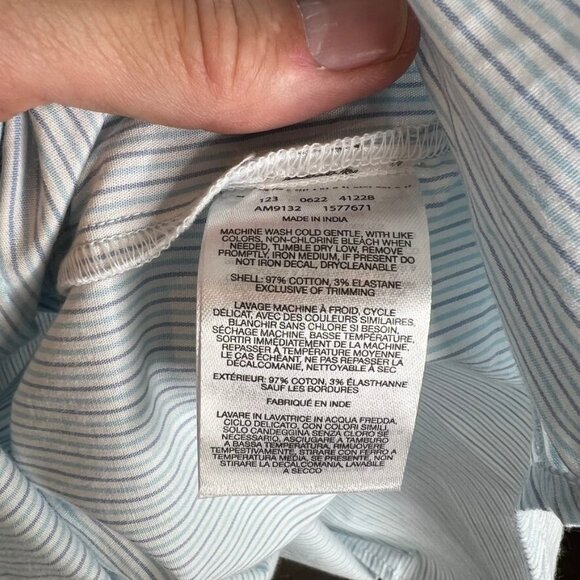 Columbia Men's Rapid Rivers Short Sleeve Shirt - White Stripe Size XL - Picture 5 of 8